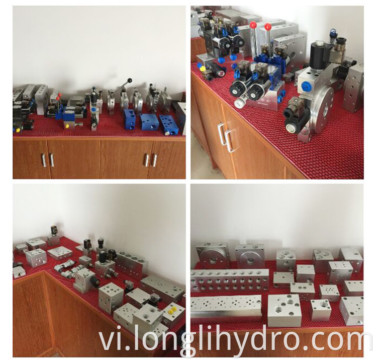 Customized Aluminum Hydraulic Valve Manifold Block